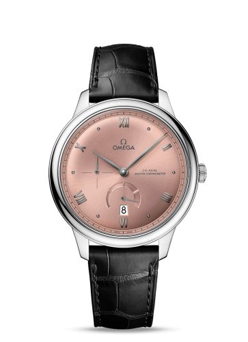 Omega De Ville Power Reserve Master Chronometer Stainless Steel / Salmon